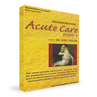 Homeopathic Acute Care Part 1