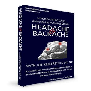 Homeopathic Case Analysis and Management: Headache and Backache cover